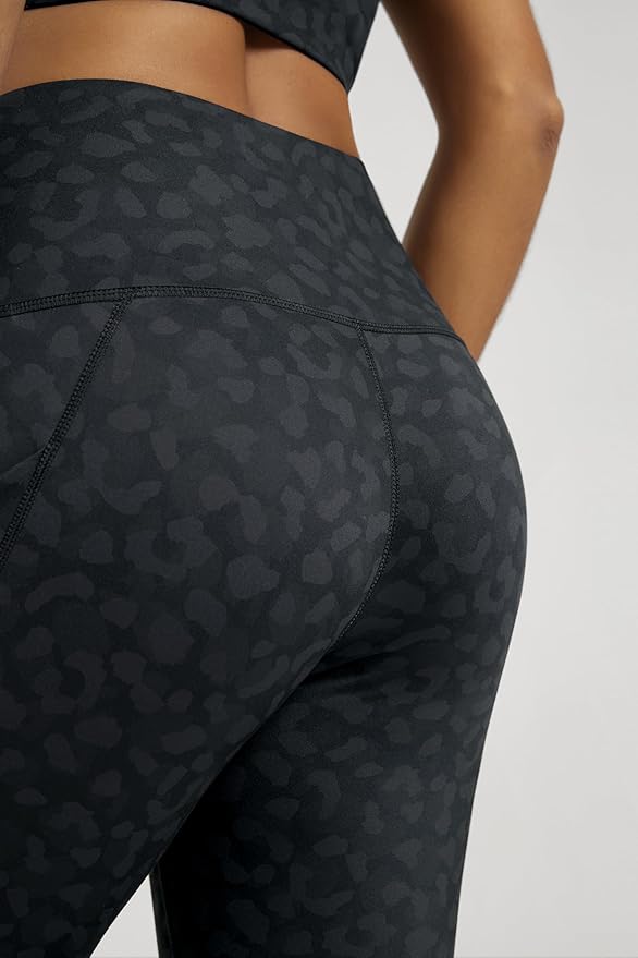 ODODOS Women's High Waisted Yoga Leggings with Pockets, Tummy Control Non See Through Workout Athletic Running Yoga Pants