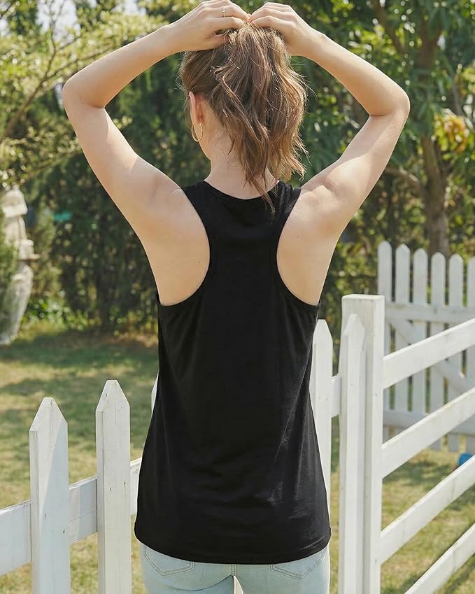 JILUVIN Tank Tops for Women Racerback Summer Sleeveless Casual Graphic Basic Top Shirts 2026