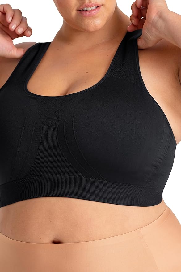 SHAPERMINT Sports Bras for Women - Workout Bras for Women, Plus Size Sports Bra, Workout Tops for Women High Support
