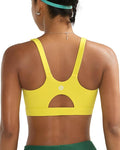 RUNNING GIRL Sports Bra for Women High Support, Molded Cup High Impact Sports Bras for Women with Sewn in Pads