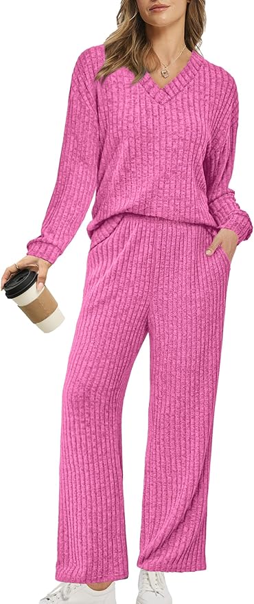 RUMIA Lounge Sets for Women 2026 Vacation Matching Track Suits Sweater Fall Outfits (S-2XL)