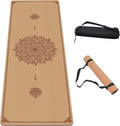 Premium Cork Yoga Mat Non Slip Thick Cork Exercise & Fitness Mat for Yoga, Pilates, & Home Workouts(72" x 24" x 5mm Thick)