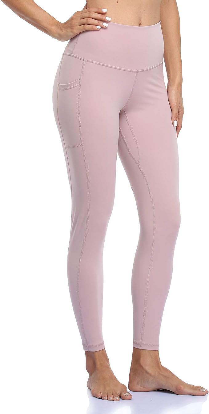Colorfulkoala Women's High Waisted Yoga Pants 7/8 Length Leggings with Pockets