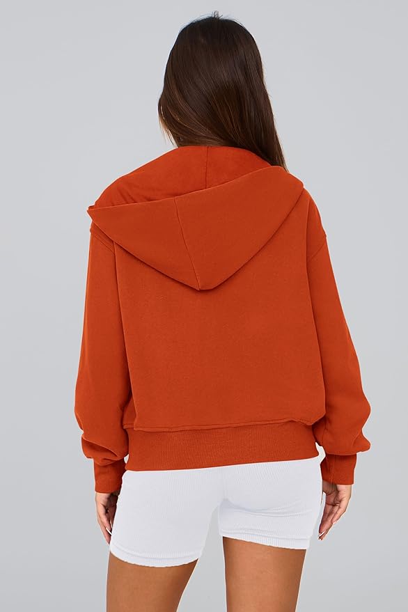 PRETTYGARDEN Hoodies for Women Sweatshirt Zip Up Hoodie Fall Fashion 2026 Trendy Long Sleeve Jackets Winter Clothing Outfits