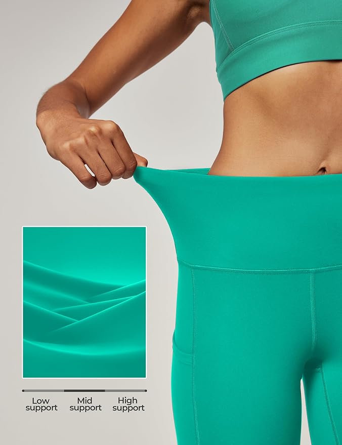 IUGA High Waist Yoga Pants with Pockets, Leggings for Women Tummy Control, Workout Leggings for Women 4 Way Stretch