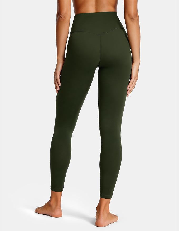 Colorfulkoala Women's High Waisted Tummy Control Workout Leggings 7/8 Length Ultra Soft Yoga Pants 25"