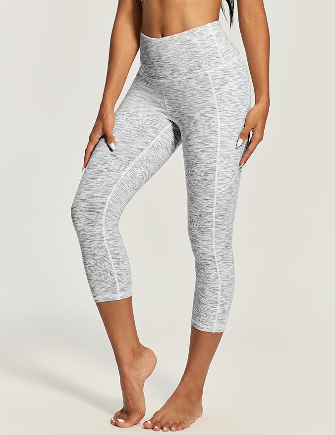 IUGA High Waisted Yoga Pants for Women with Pockets Capri Leggings for Women Workout Leggings for Women Yoga Capris