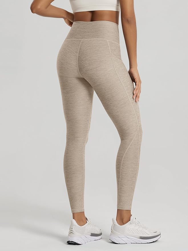 ODODOS Women's High Waisted Yoga Leggings with Pockets, Tummy Control Non See Through Workout Athletic Running Yoga Pants