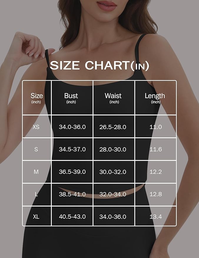 Ieumaz Strappy Crop Top for Women Scoop Neck Longline Gym Workout Sports Bras Built in Removable Pads Yoga Camisole Tank Top