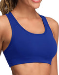 Oalka Women's Racerback Sports Fitness Support Workout Running Bras
