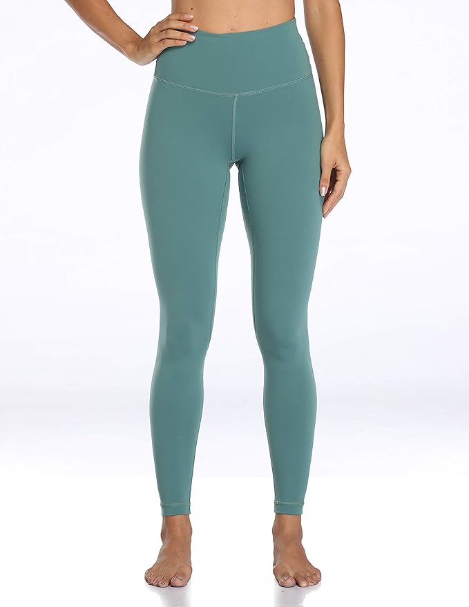 Colorfulkoala Women's High Waisted Tummy Control Workout Leggings Full Length Ultra Soft Yoga Pants 28"