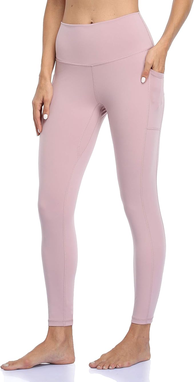 Colorfulkoala Women's High Waisted Yoga Pants 7/8 Length Leggings with Pockets