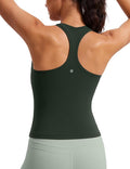 CRZ YOGA Butterluxe Racerback Tank Tops for Women - Yoga Workout Casual Gym Athletic Camisole Tight Sleeveless Shirts