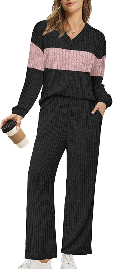 RUMIA Lounge Sets for Women 2026 Vacation Matching Track Suits Sweater Fall Outfits (S-2XL)