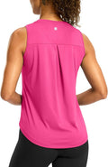 G Gradual Workout Tank Top for Women Sleeveless Athletic Yoga Tops High Neck Quick Dry Running Tennis Sports Shirts for Women