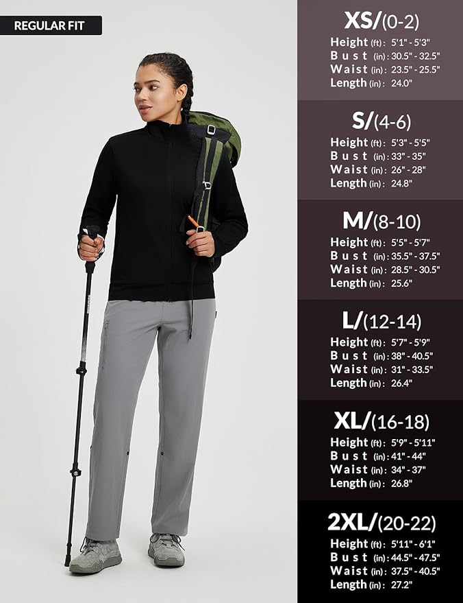baleaf Women's Fleece Running Jackets Full Zip Warm Sweatshirts Jackets Winter Cold Weather Workout Athletic Sports Leisure