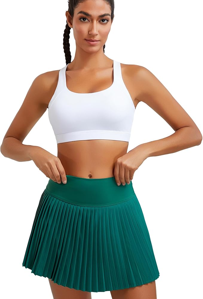 RUNNING GIRL Sports Bra for Women, Molded Cup High Impact Sports Bras for Women with Sewn in Pads