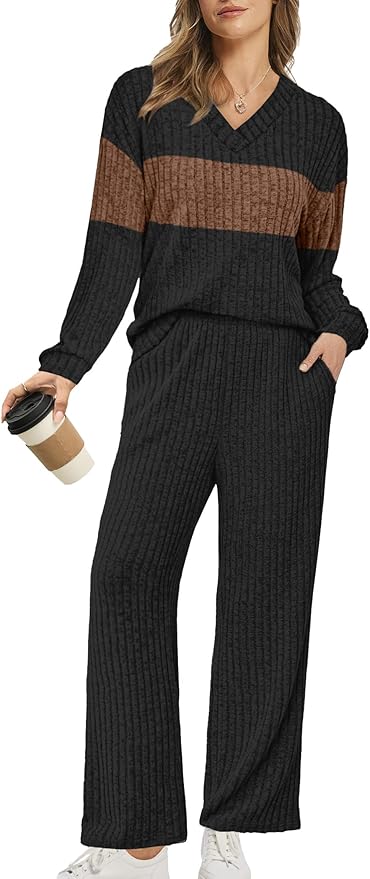 RUMIA Lounge Sets for Women 2026 Vacation Matching Track Suits Sweater Fall Outfits (S-2XL)