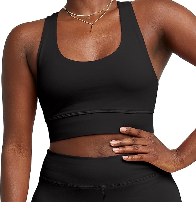 Hanes Womens Hanes Originals Women's Longline Sports Bra