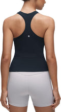 CRZ YOGA Butterluxe Racerback Tank Tops for Women - Yoga Workout Casual Gym Athletic Camisole Tight Sleeveless Shirts