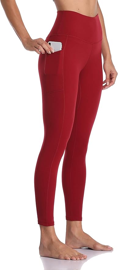 Colorfulkoala Women's High Waisted Yoga Pants 7/8 Length Leggings with Pockets