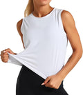 Dragon Fit Womens Ice Silk Workout Tank Tops Sleeveless Cropped Yoga Shirt for Running Gym Summer