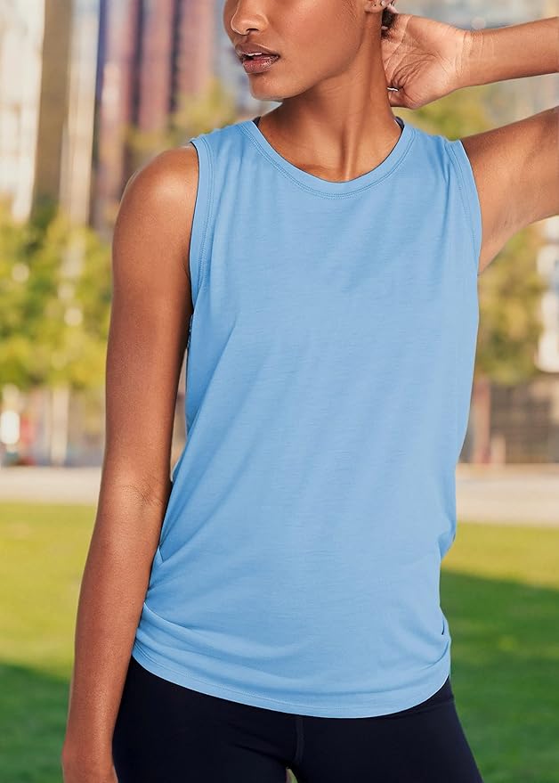 Bestisun Workout Athletic Shirts Mesh Sports Dance Tops for Women Yoga Clothes