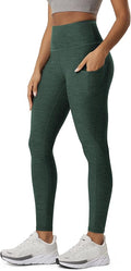 ODODOS Women's High Waisted Yoga Leggings with Pockets, Tummy Control Non See Through Workout Athletic Running Yoga Pants