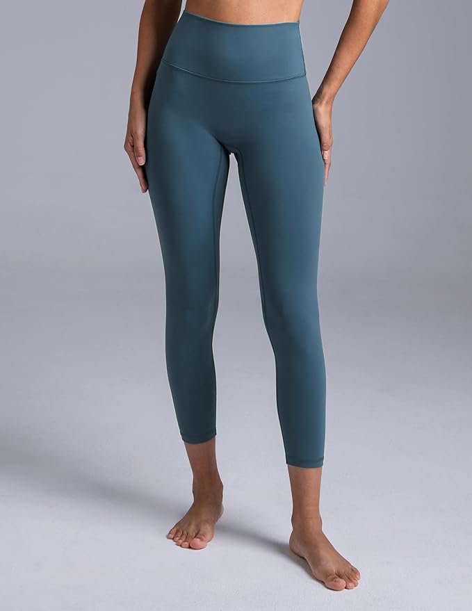 Colorfulkoala Dreamlux No Front Seam Leggings for Women 25"/28" Inseam, High Waisted Buttery Soft Yoga Pants