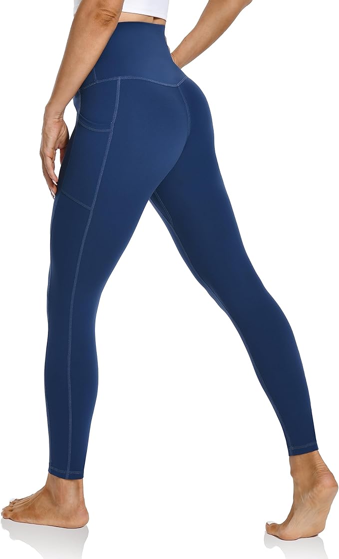 Colorfulkoala Women's High Waisted Yoga Pants 7/8 Length Leggings with Pockets