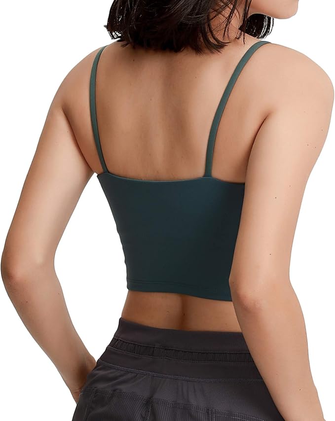 Lemedy Women Padded Sports Bra Fitness Workout Running Shirts Yoga Tank Top