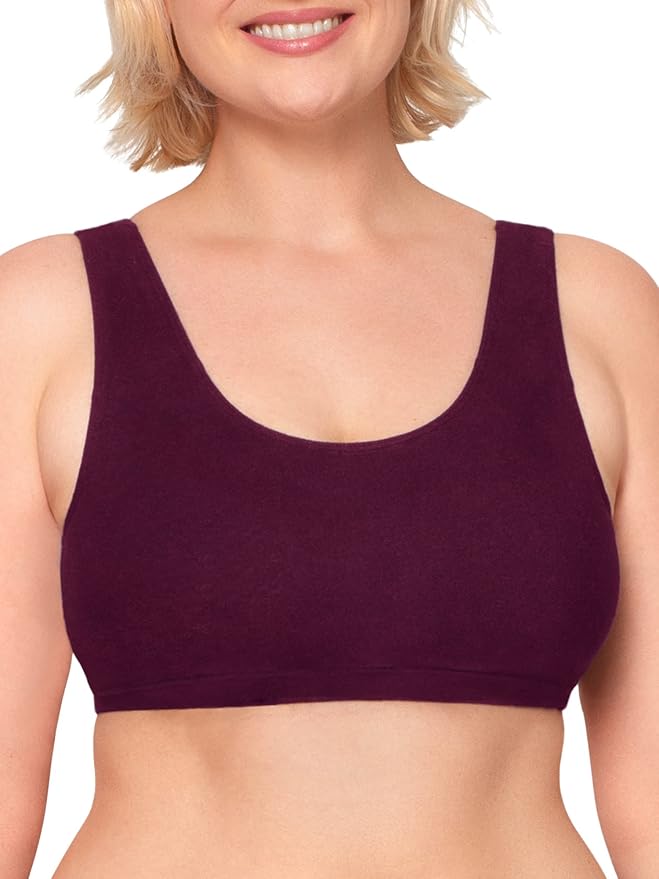Fruit of the Loom Women's Built Up Tank Style Sports Bra Value Pack