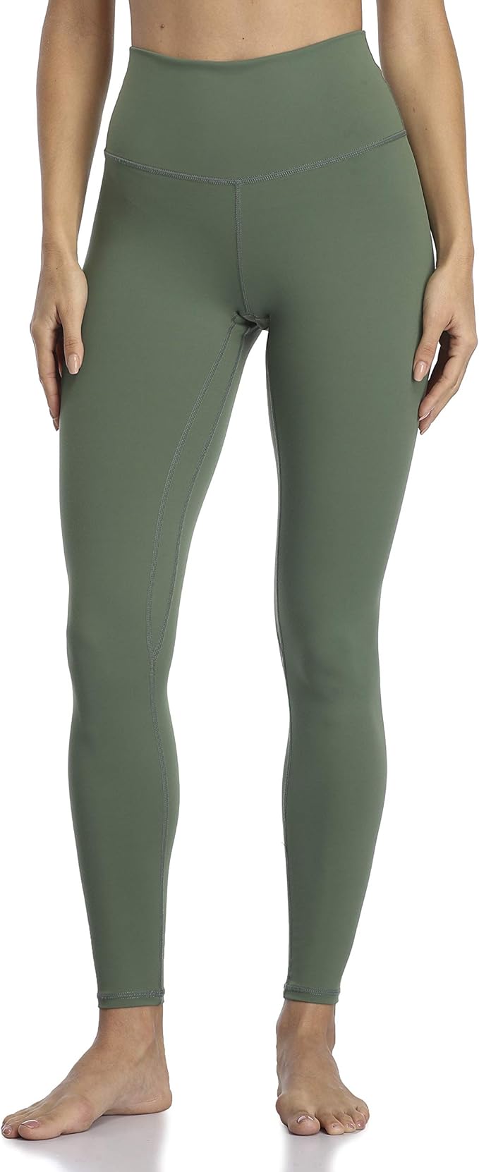 YUNOGA Women's Ultra Soft High Waisted Seamless Leggings Tummy Control Yoga Pants