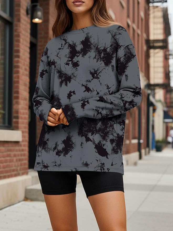Trendy Queen Womens Spring Tops Oversized Long Sleeve T Shirts 2026 Basic Tee Fall Casual Workout Y2K Clothes