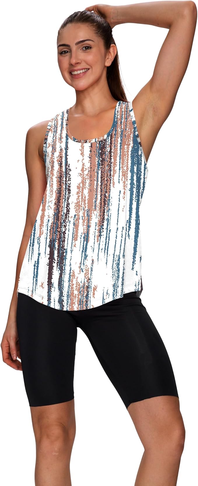WIHOLL Workout Tops for Women Summer Athletic Tank Tops Sleeveless Shirts Beach Lightweight Gym Clothes