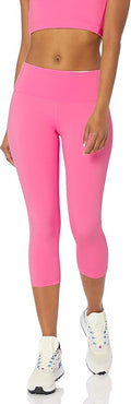 Amazon Essentials Women's Exercise Workout Leggings, Active Sculpt, Mid-Rise Capri with Pockets