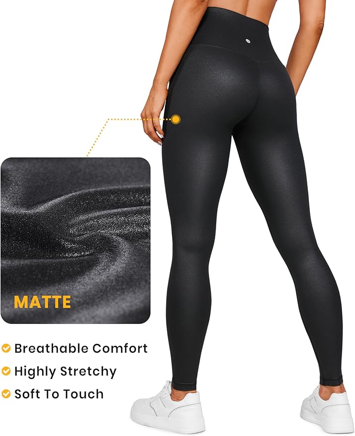 CRZ YOGA Butterluxe Yoga Leggings 31"- Extra Long High Waisted Workout Lounge Pants for Tall Women