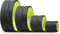 Back Roller Wheel - 4 Pack Yoga Foam Roller for Physical Therapy & Back Stretcher, Deep Tissue Massage for Pain Relief & Stretching | Green.