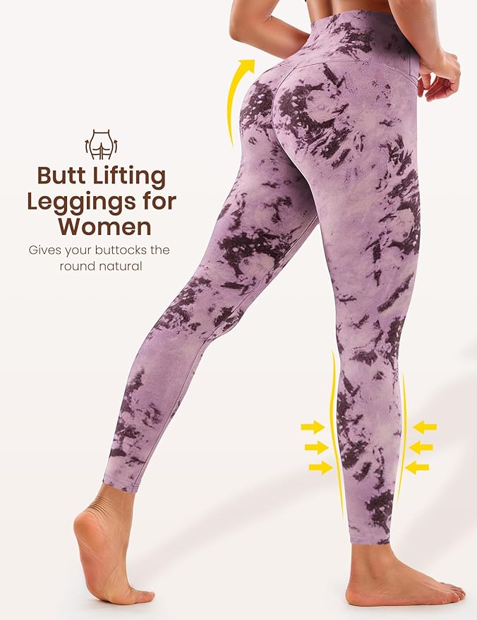 Laite Hebe Leggings for Women - High Waisted Full Length Buttery Soft Yoga Pants for Workout Athletic Daily