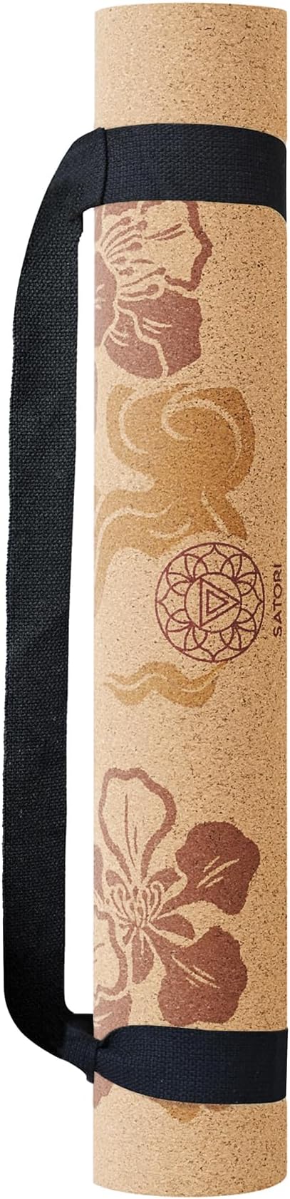 Cork Yoga Mat with Natural Rubber Base, Extra Size, Thickness and Support, Excellent Cushion & Grip, Non-Slip, Non-Toxic, Sweat-Resistant, Sustainable, Eco-friendly Exercise Mat