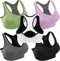 Double Couple Women Racerback Sports Bras for Women High Impact Workout Yoga Gym Fitness Bra