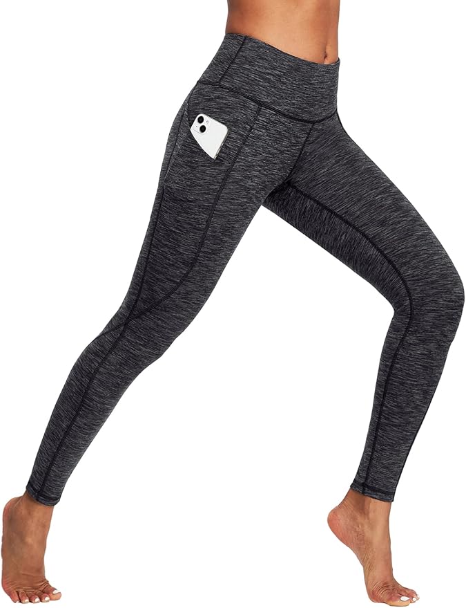 Ewedoos Leggings with Pockets for Women High Waisted Athletic Workout Compression Leggings Tummy Control Yoga Pants Women