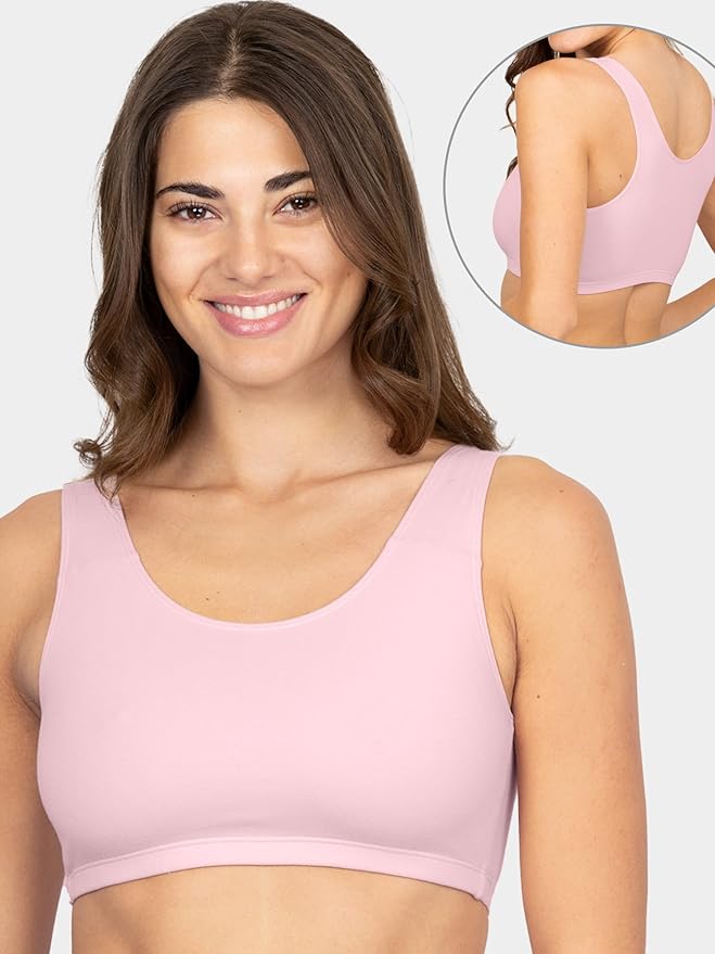 Fruit of the Loom Women's Cotton Tank Bra for Women - Ultimate Comfort & Breathable Fit
