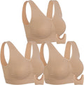 Onory 3 Pack Sports Bras for Women Wirefree Padded Workout Yoga Gym Fitness Bra Medium Support