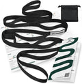 Trideer Stretching Strap with Loops & Leg Lifter, Non-Elastic PT-Style Physical Therapy Strap for Knee Replacement Rehab, Hamstring, Calf & Back Stretcher Mobility, Hip, Shoulder & Yoga