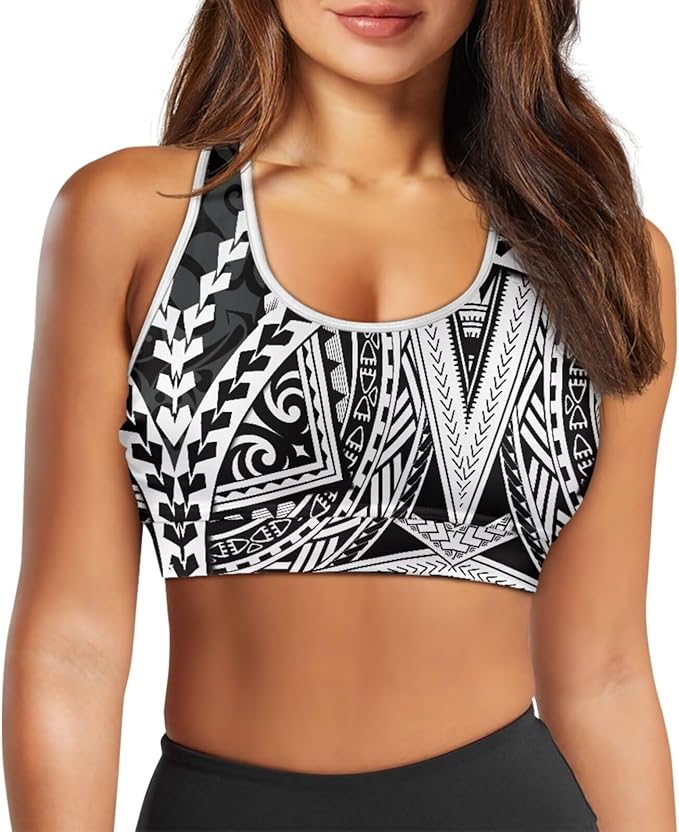 4 Piece Gym Sets Women Racerback Sports Bra with Back Pocket, Matching Flare Yoga Pants And Sweatband