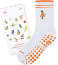 CoolMate Pilates Socks with Grips for Women, Yoga Socks, Crew Non Slip Women for Barre, Pilates Gifts for Women