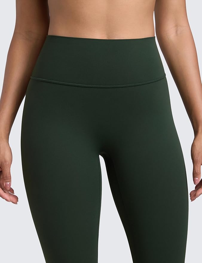 CRZ YOGA Secretsculpt Butterlift Workout Leggings 25" - No Front Seam High Waisted Womens Yoga Pants Booty Scrunch Butt