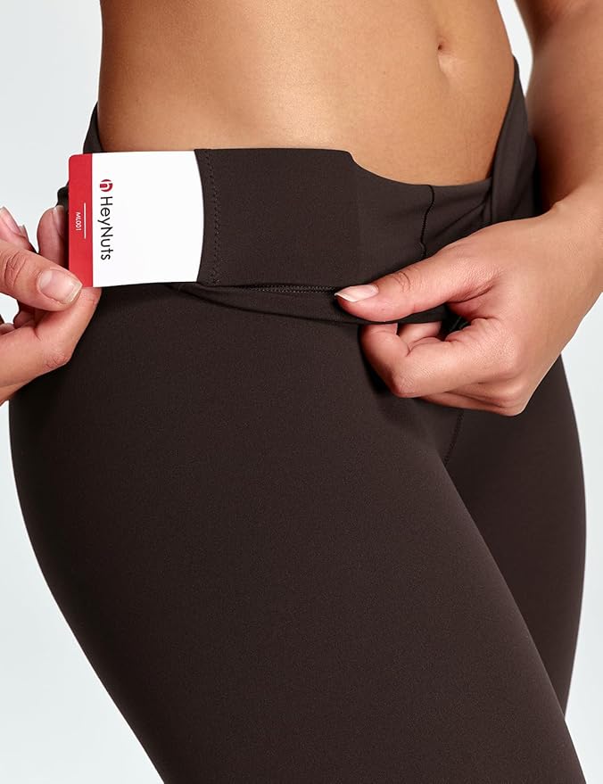 HeyNuts Yoga Pro Leggings 25'', Light to Medium Support, Buttery Soft 7/8 Lounge Yoga Pants