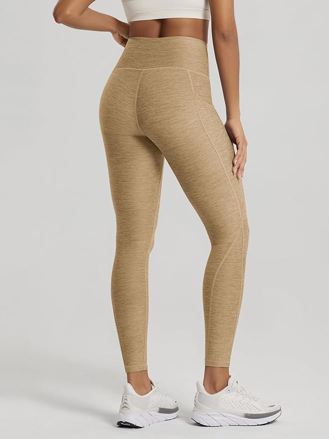 ODODOS Women's High Waisted Yoga Leggings with Pockets, Tummy Control Non See Through Workout Athletic Running Yoga Pants